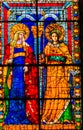 Queen Female Saints Stained Glass Duomo Cathedral Florence Italy