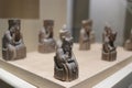 Queen figure of the Lewis Chessmen. Medieval chess figures