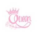 Queen hand lettering