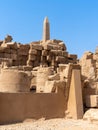 Queen Hatshepsut obelisk in the precincts of the Amun temple in Karnak , Egypt Royalty Free Stock Photo
