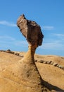 Queen Head Rock in Yehliu Geopark Royalty Free Stock Photo