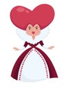 Queen of Hearts Alice in Wonderland character