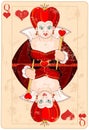 Queen of Hearts Card