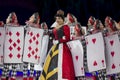 Queen of Hearts and Card Soldiers Close Up