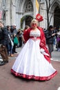 Queen of Hearts costume in the Easter Bonnet Parade
