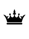 Queen king prince princess crown silhouette icon sign Royalty Free Stock Photo