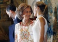 Queen Letizia and Mother queen Sofia