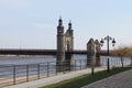 Queen Louise Bridge in Tilsit Royalty Free Stock Photo