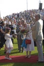 QUEEN MARGRETHE AND PRINCE HENRIK Royalty Free Stock Photo