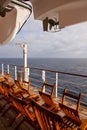 Queen Mary 2 Deckchairs Royalty Free Stock Photo