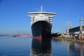 Cunard Queen Mary 2 in Southampton UKd Bow On
