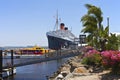 The Queen Mary Long Beach California. Royalty Free Stock Photo