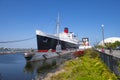 Queen Mary at Long Beach city, California, USA Royalty Free Stock Photo