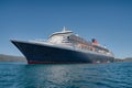 Queen Mary 2 maiden trip to Port Arthur, Tasmania, Australia Royalty Free Stock Photo