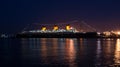 Queen Mary Night Royalty Free Stock Photo