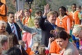 Queen maxima and King Willem Alexander Royalty Free Stock Photo