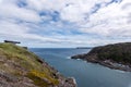 Queen`s Artillery Battery on Signal Hill, St. John`s Newfoundland. Royalty Free Stock Photo