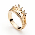 Queen\'s Crown Ring In Yellow Gold - Petrina Hicks Inspired Design