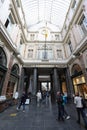 The Queen`s gallery occupy the northern half of the Saint-Hubert Royal Galleries, a complex of glazed shopping arcades
