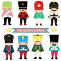 Queen's Guards, toy soldier,nutcracker,UK Guards,UK soldier Royalty Free Stock Photo
