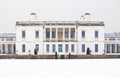 Queen's house in Greenwich in a cold winter day Royalty Free Stock Photo