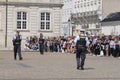 QUEEN`S ROYAL GUARDS CHANGE AT AMALIEMBORG PALACE