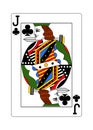 The beautiful card of the queen of Spades in classic style