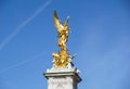 Queen Victoria Memorial in front of Buckingham Palace at London, England Royalty Free Stock Photo