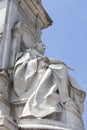 Queen Victoria Memorial in front of the Buckingham Palace, London, United Kingdom. Royalty Free Stock Photo