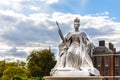 Queen Victoria monument at Kensigton palace Royalty Free Stock Photo