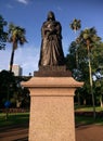Queen Victoria statue in Albert park Auckland, New Zealand Royalty Free Stock Photo