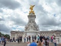 Queen Victoria Statue, Buckingham Palace, the home of the Queen of England, London Royalty Free Stock Photo