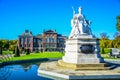 Queen Victoria statue in front of Kensington Palace, London, England, UK Royalty Free Stock Photo