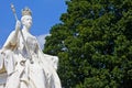Queen Victoria Statue at Kensington Palace in London Royalty Free Stock Photo