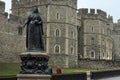 Queen Victoria Statue at Windsor Castle in Windsor, England Royalty Free Stock Photo