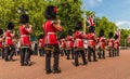 The Queens birthday Trooping the Colour Royalty Free Stock Photo