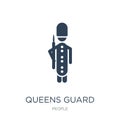 queens guard icon in trendy design style. queens guard icon isolated on white background. queens guard vector icon simple and