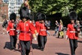 Queens Guards marching Changing Guard London