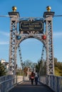 Queens Park bridge Chester UK