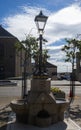 The Queens Platinum Jubilee Lamp and water Monument in Fraserburgh, Aberdeenshire, Scotland, UK.