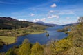 Queens view at Loch Tummel Royalty Free Stock Photo