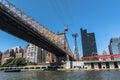 Queensboro Bridge over the East River, Manhattan, NYC Royalty Free Stock Photo