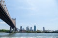 Queensboro Bridge and Queens New York USA Royalty Free Stock Photo