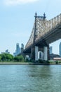 Queensboro Bridge and Queens New York USA Royalty Free Stock Photo