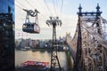 Queensboro bridge seen from Roosevelt Island cable tram car