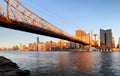 Queensboro bridge - Uptown, New York City Royalty Free Stock Photo