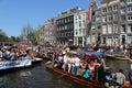 Queensday in Amsterdam Royalty Free Stock Photo