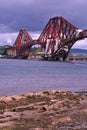 Queensferry Rail Bridge Royalty Free Stock Photo