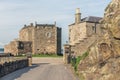 Blackness castle at coast Firth of Forth in Sotland Royalty Free Stock Photo