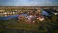 Hope Island Golf Club and housing estate gold coast queensland australia Royalty Free Stock Photo